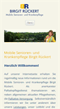 Mobile Screenshot of pflegedienst-rueckert.de